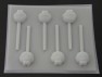 268sp Cracker Monster Face Chocolate or Hard Candy Lollipop Mold